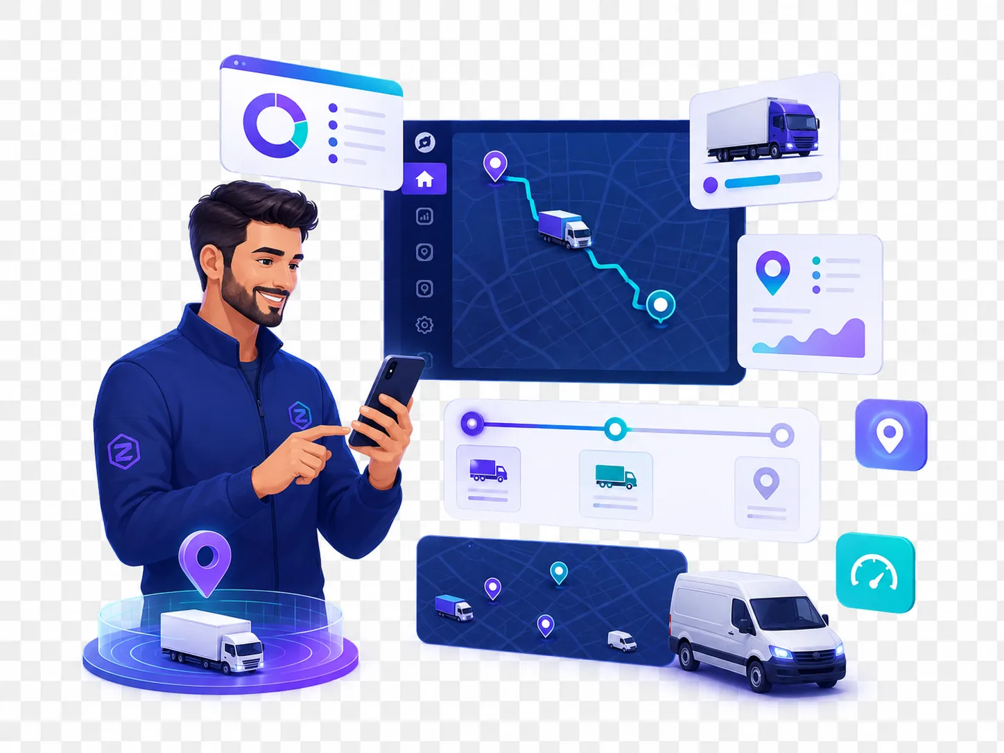 ZubiCore Tracker illustration